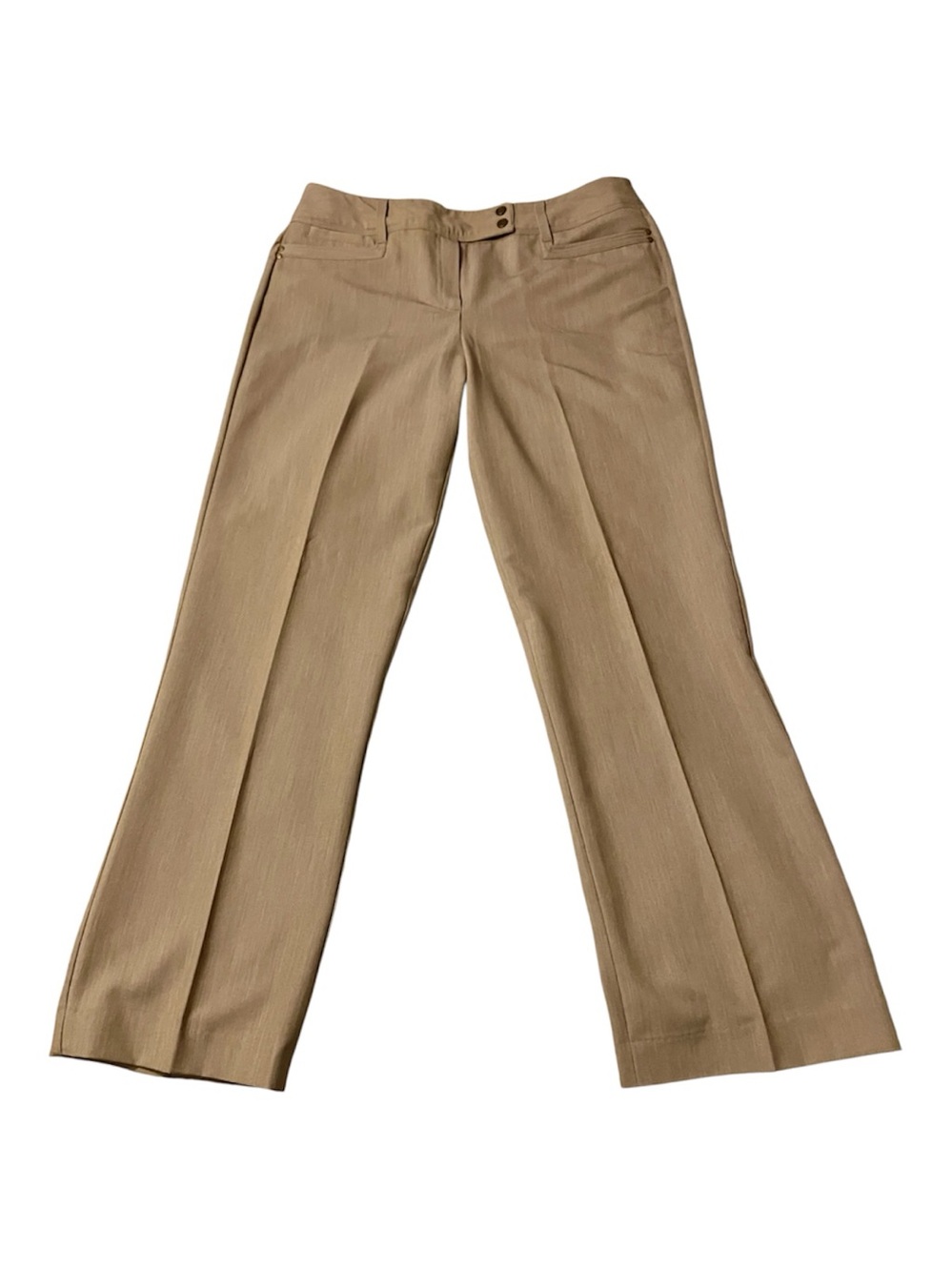 Larry Levine Ladies Pants – Size 12 – Beige/Taupe/Tan